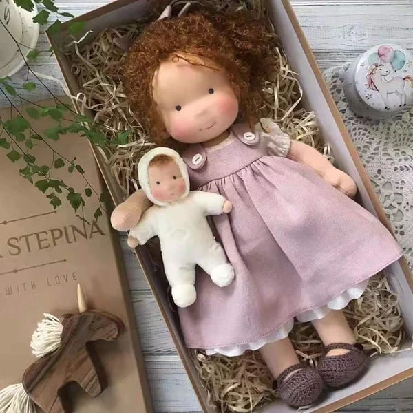 🎁The Best Gift for Kids-Handmade Waldorf Doll👧