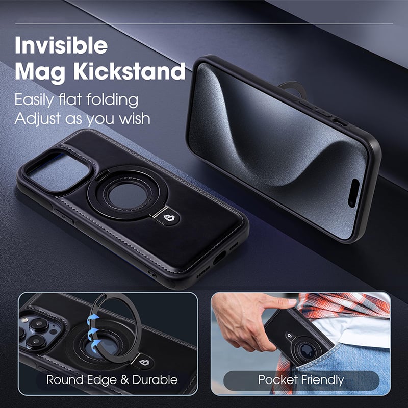 Luxurious  Invisible Stand Case for iPhone