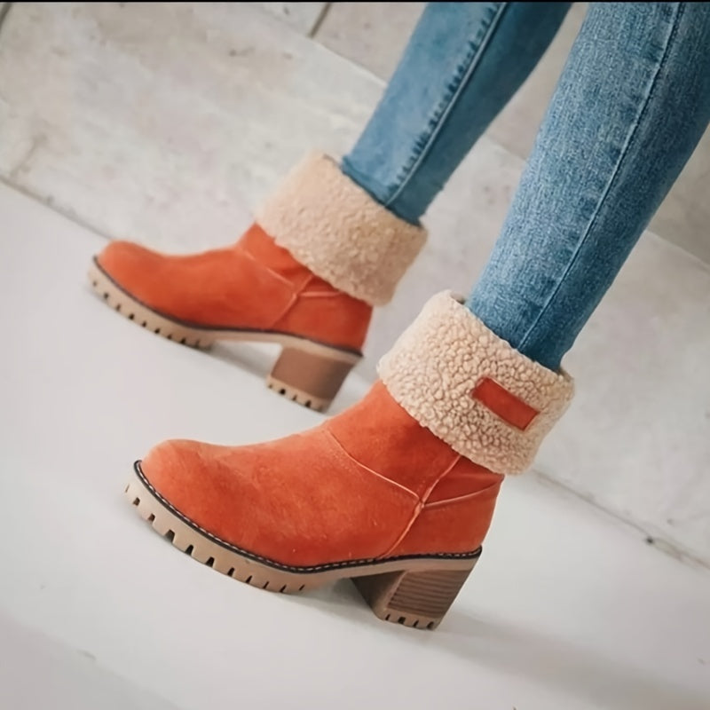 🎄Pre-Christmas Sale: Winter Essentials-High Heeled Snow Boots🎄