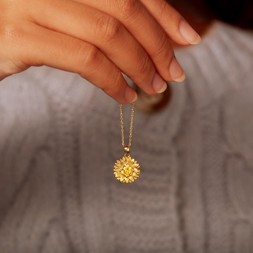 Sunflower Necklace