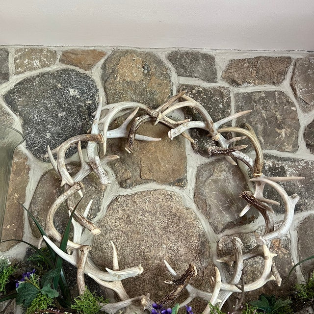 🔥Last Day 49% OFF🔥💖Rustic Farmhouse Antler Wreath[🌲Christmas Special Price] 💖