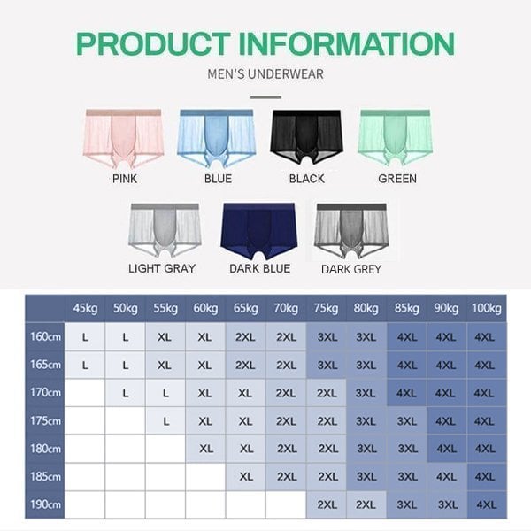 Men's Ice Silk Panties