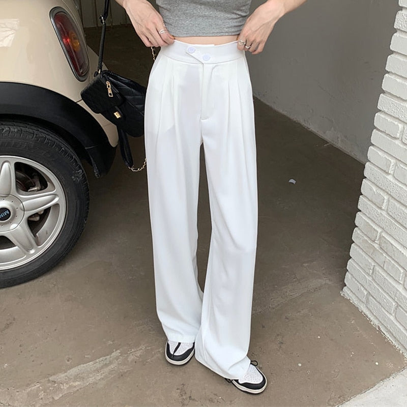 Woman's Casual Full-Length Loose Pants