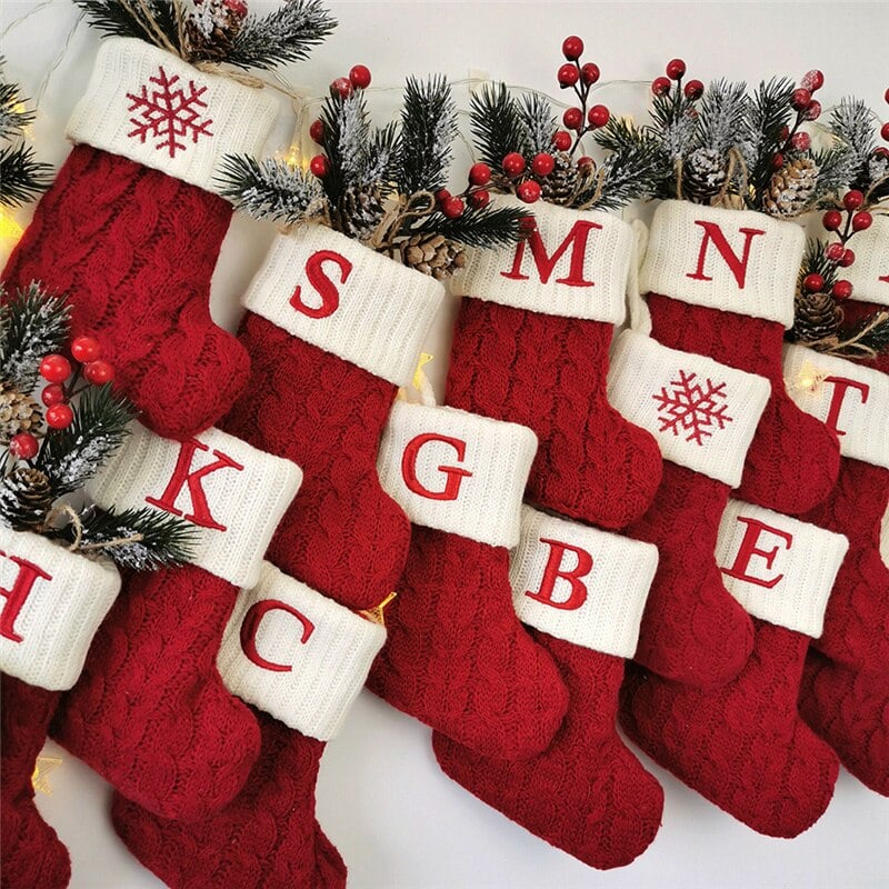 🎄Early Christmas Hot Sale -Christmas Letter Gift Socks