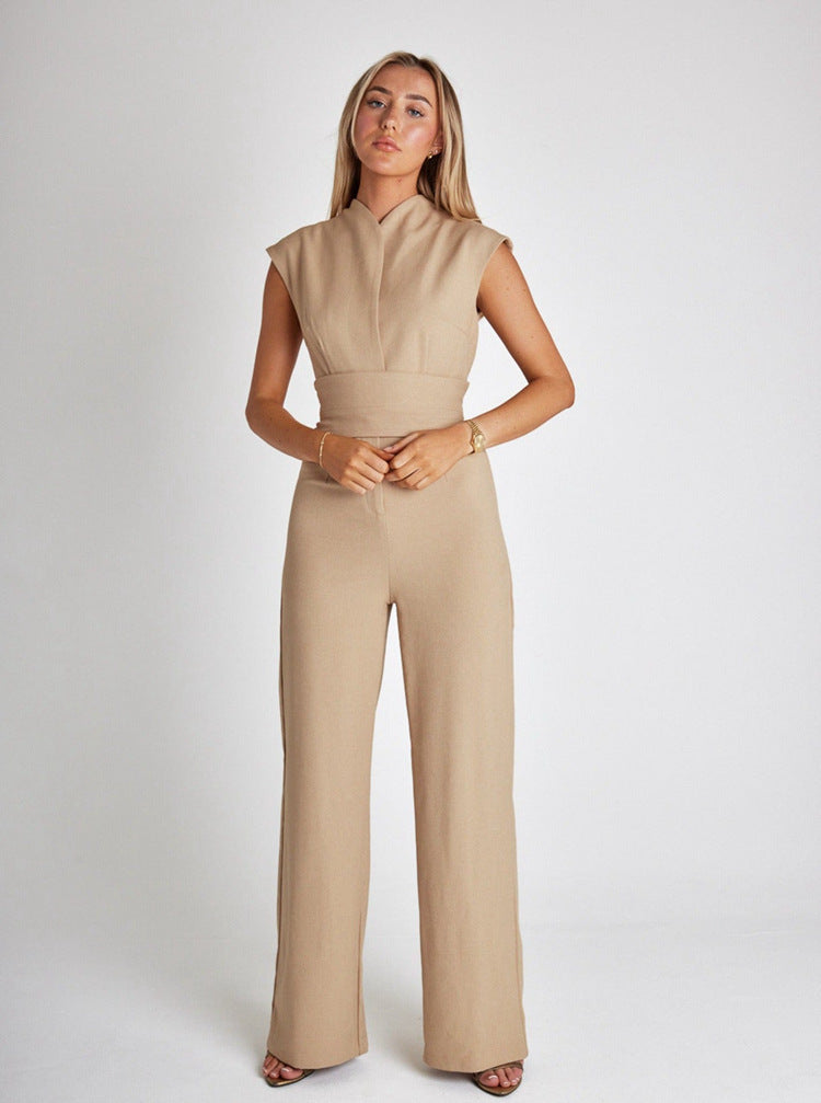 🔥Women's Sleeveless Wide-Leg Jumpsuit✨