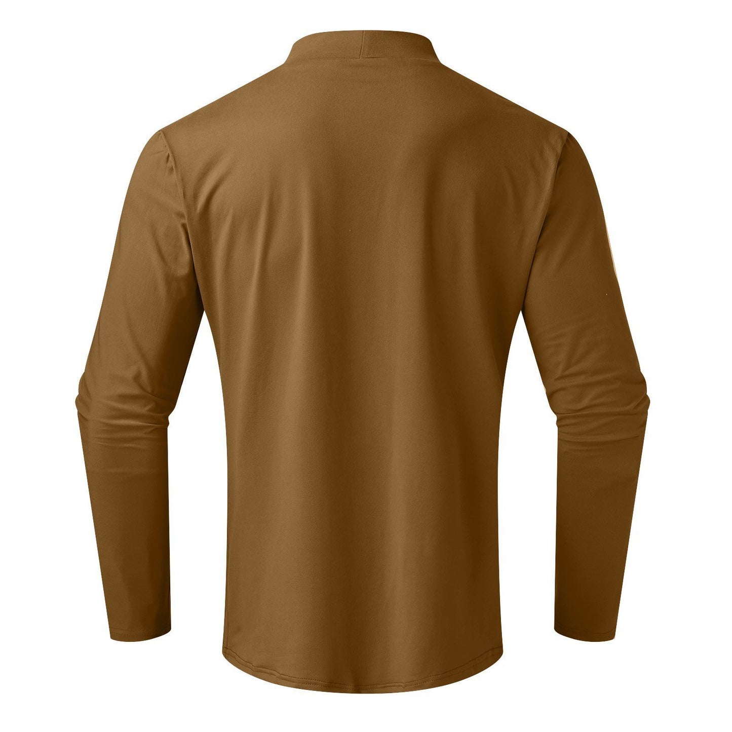 Mens High Neck Slim Fit Long Sleeve T-shirt--Buy 2 Free Shipping