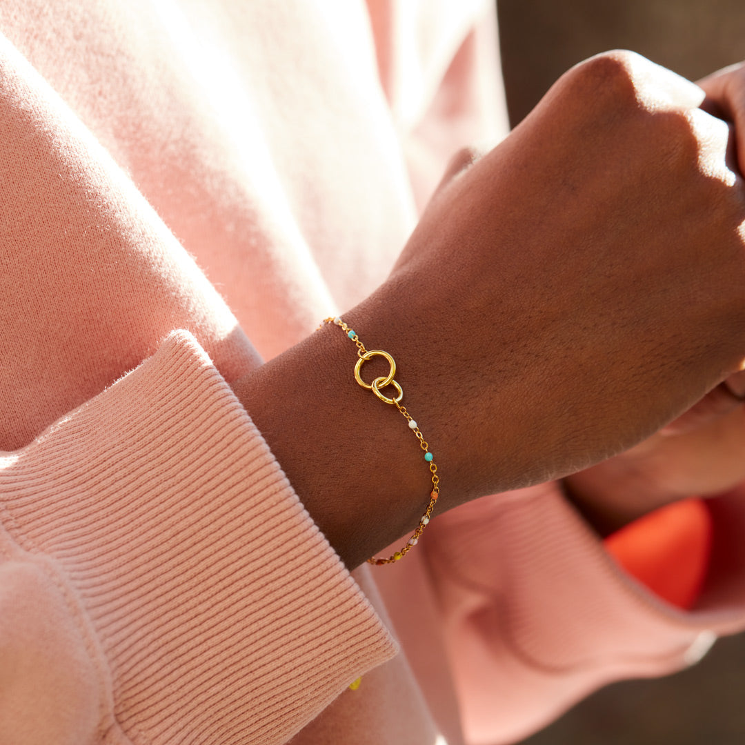 Friendship Bracelet In Silver / Gold Color