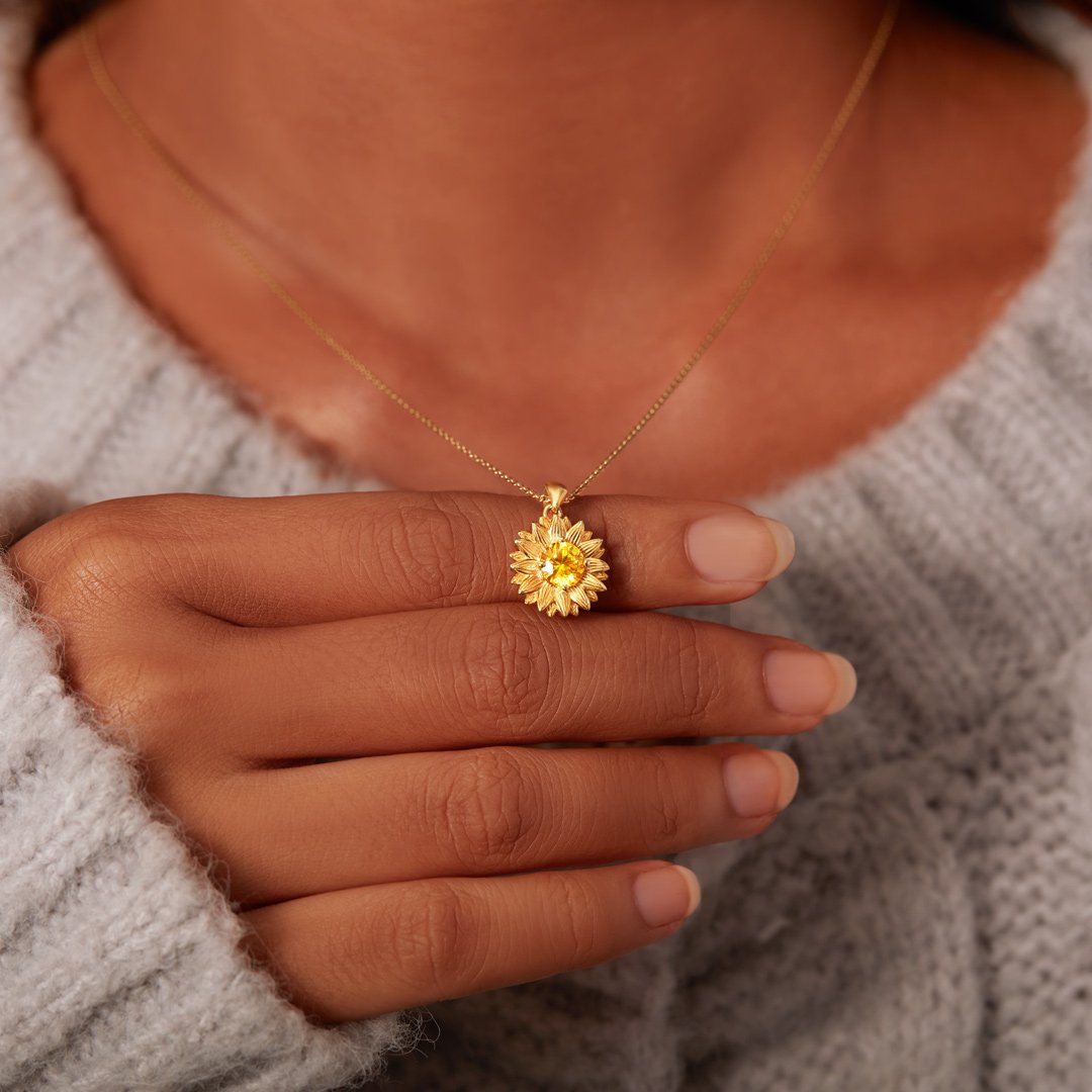 Sunflower Necklace