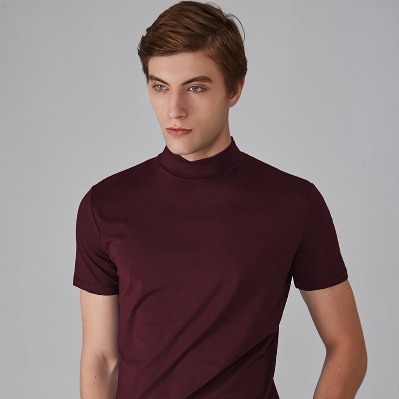 🔥Men's High Neck Slim Fit T-shirt🔥