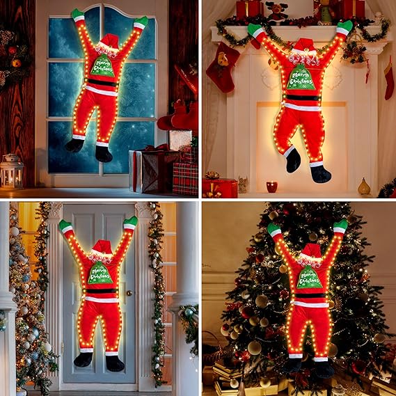 🔥Last Day 70% OFF - Christmas Hanging Santa Claus