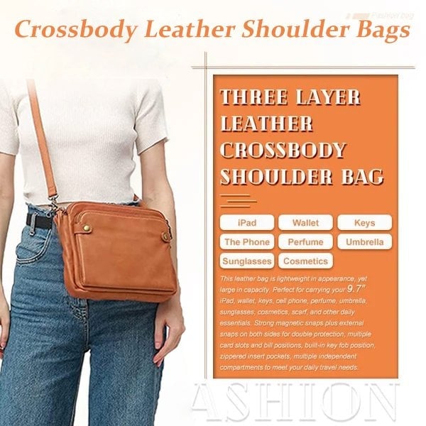 🔥Crossbody Leather Shoulder Bags and Clutches