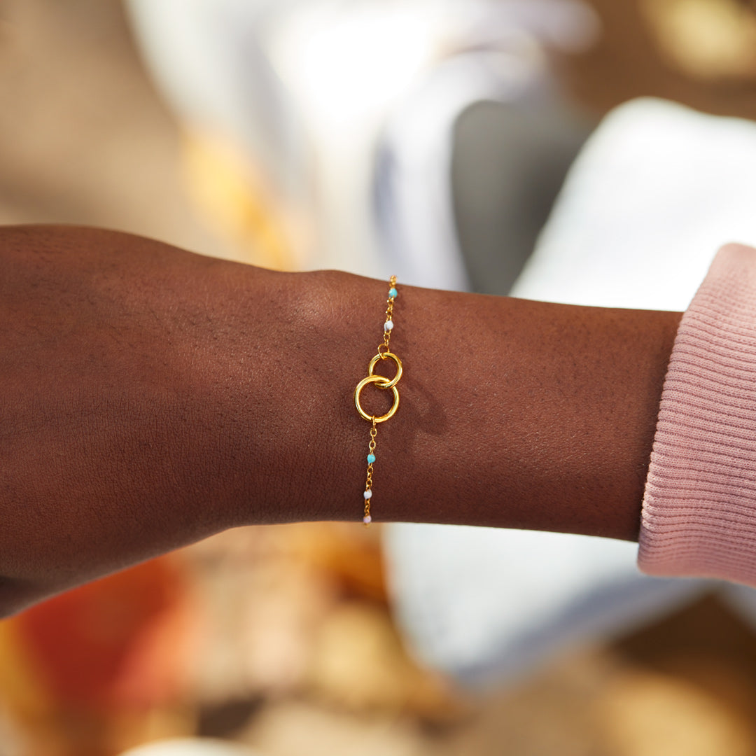 Friendship Bracelet In Silver / Gold Color