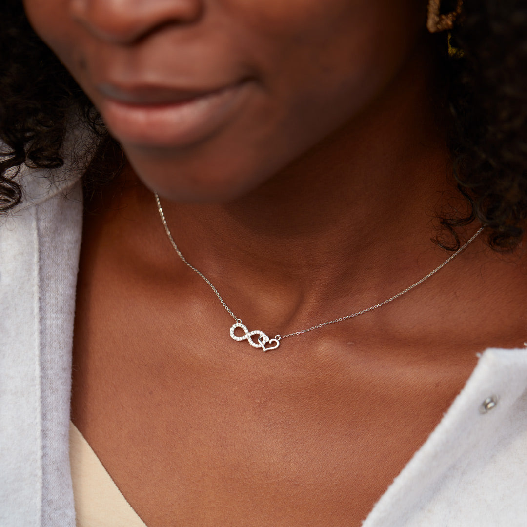 To Our Daughter Infinity Heart Necklace