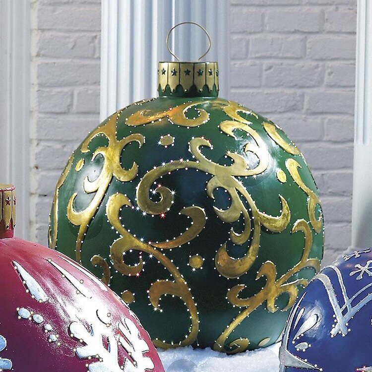 Outdoor Christmas PVC inflatable Decorated Ball🎉