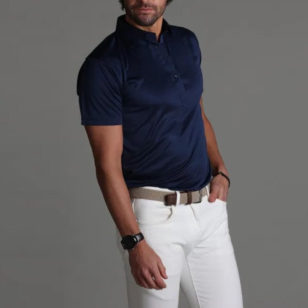 Semi-Spread Collar Polo (Buy 2 Free Shipping)