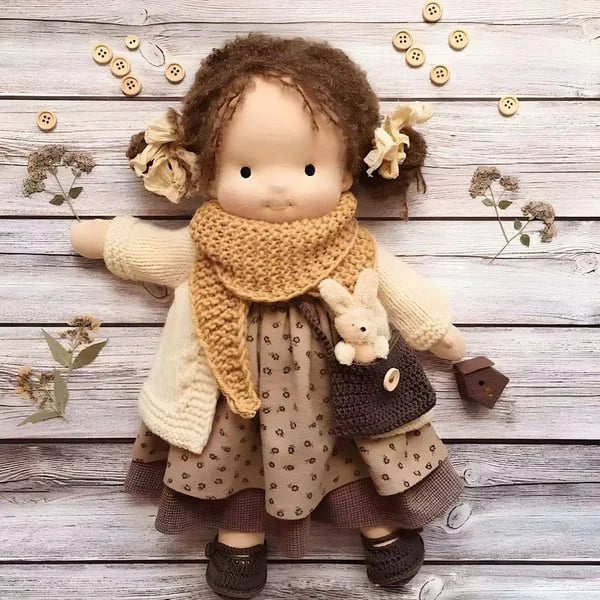 🎁The Best Gift for Kids-Handmade Waldorf Doll👧