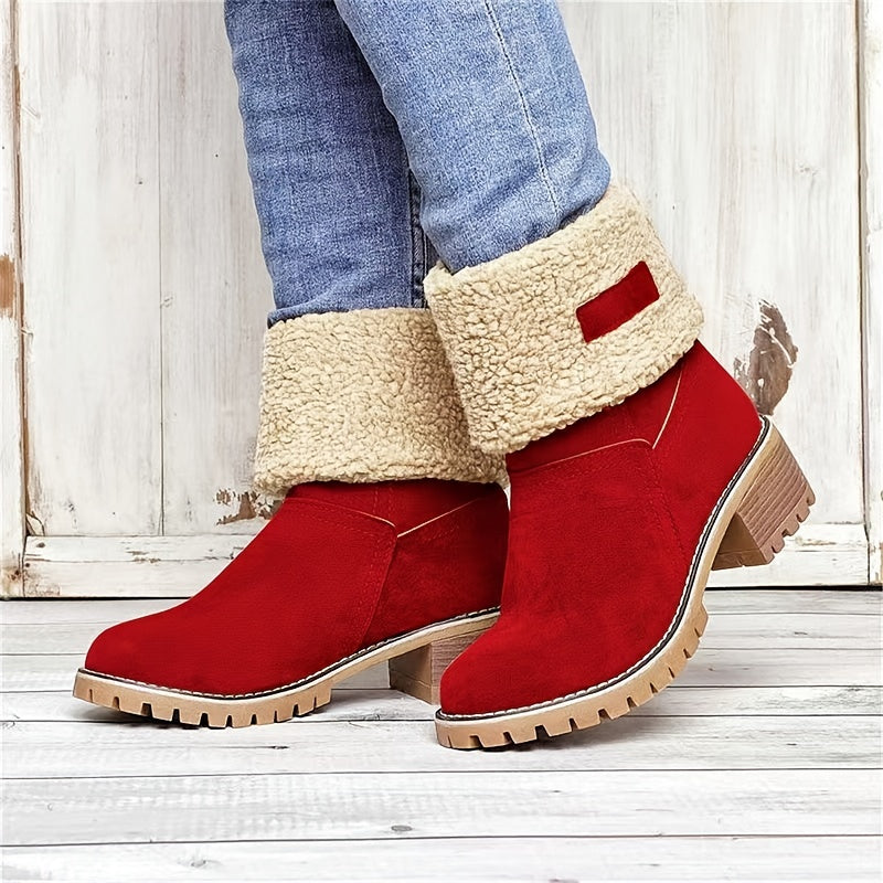 🎄Pre-Christmas Sale: Winter Essentials-High Heeled Snow Boots🎄