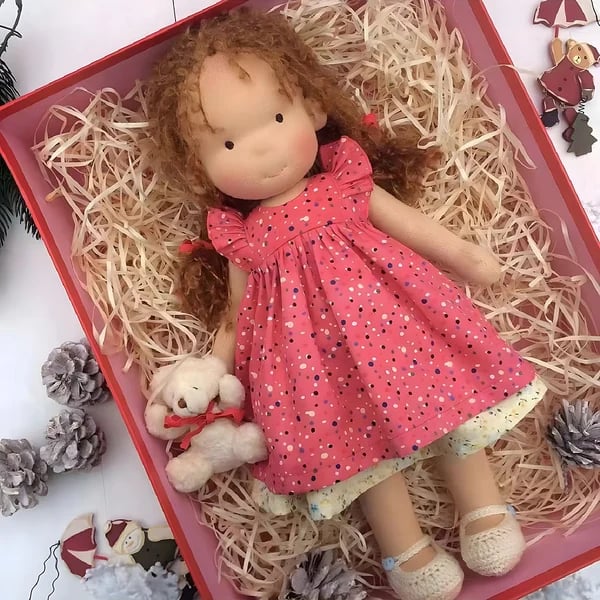 🎁The Best Gift for Kids-Handmade Waldorf Doll👧