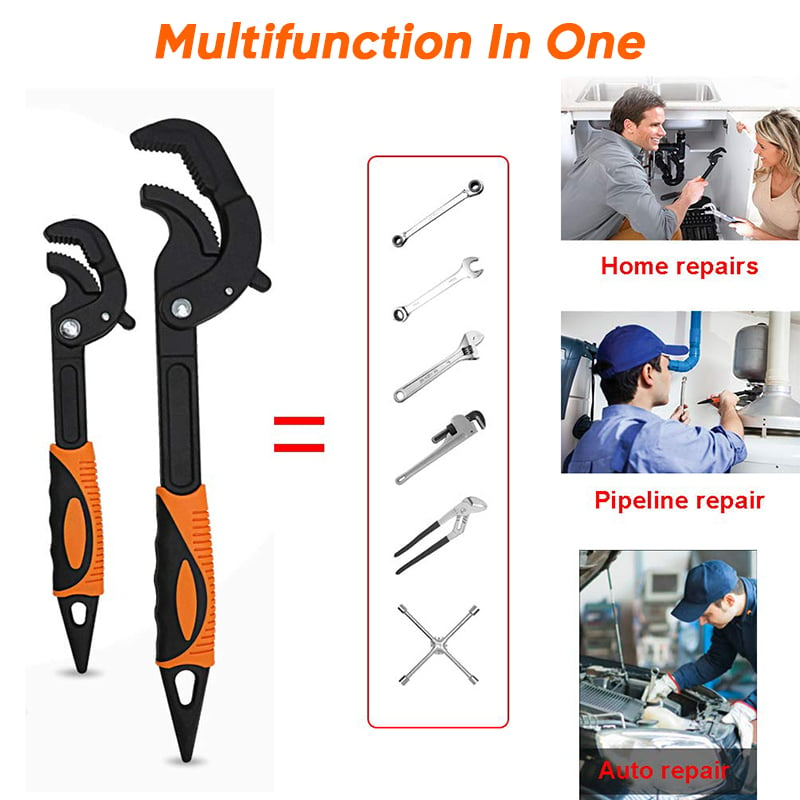 🔥Multi-function Pipe Wrench (Buy two and get free shipping!)