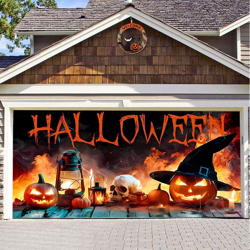 Hot Sale-Halloween 2023 Garage Door Decoration