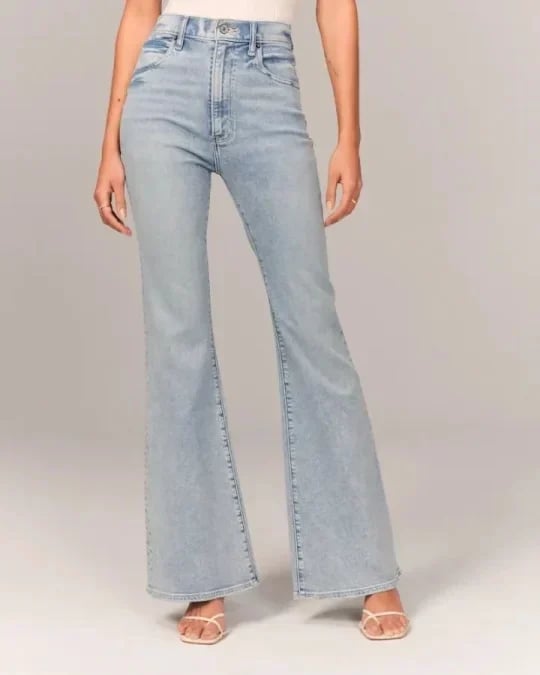 ⭐Women's 2023 Summer⭐ Ultra High Rise Stretch Flare Jean