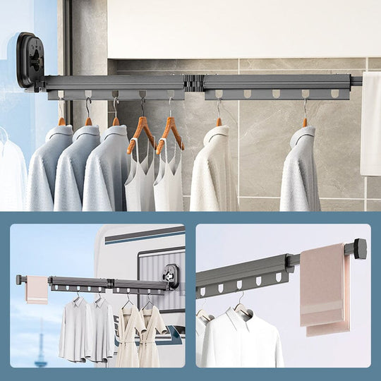 💡Made for Convenience💡: Suction Cup Folding Drying Racks