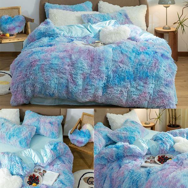 Fluffy Blanket With Pillow Cover 3 Pieces Set(Free shipping🔥)