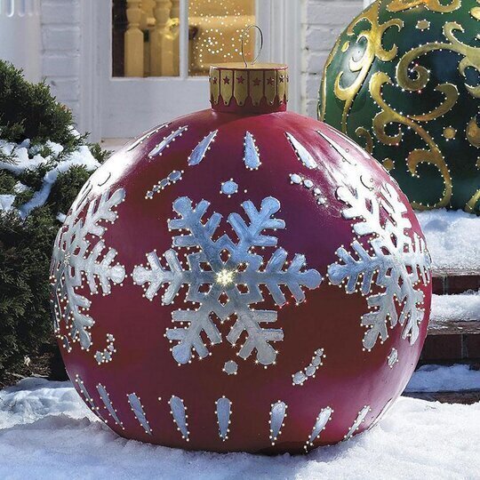 Outdoor Christmas PVC inflatable Decorated Ball🎉