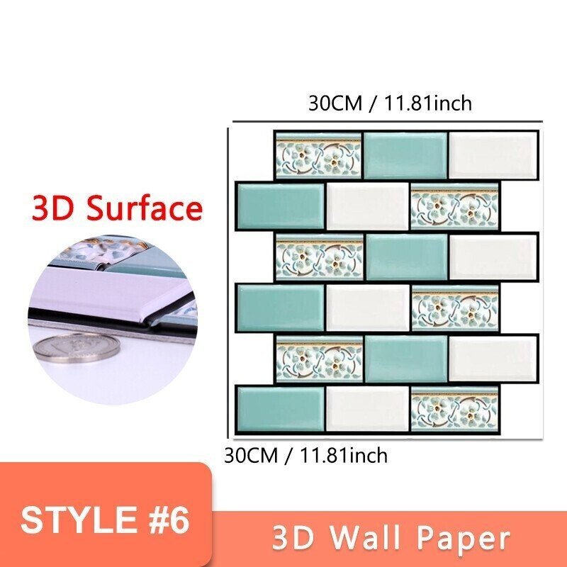 🌟Big Sale -3D Peel and Stick Wall Tiles(30cmx30cm)