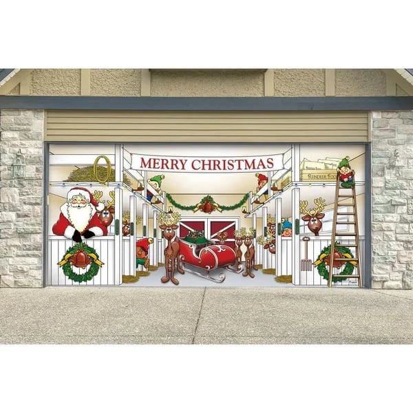 🎁🌲Christmas Hot Sale 60% OFF  - 2023 Garage Door Decoration