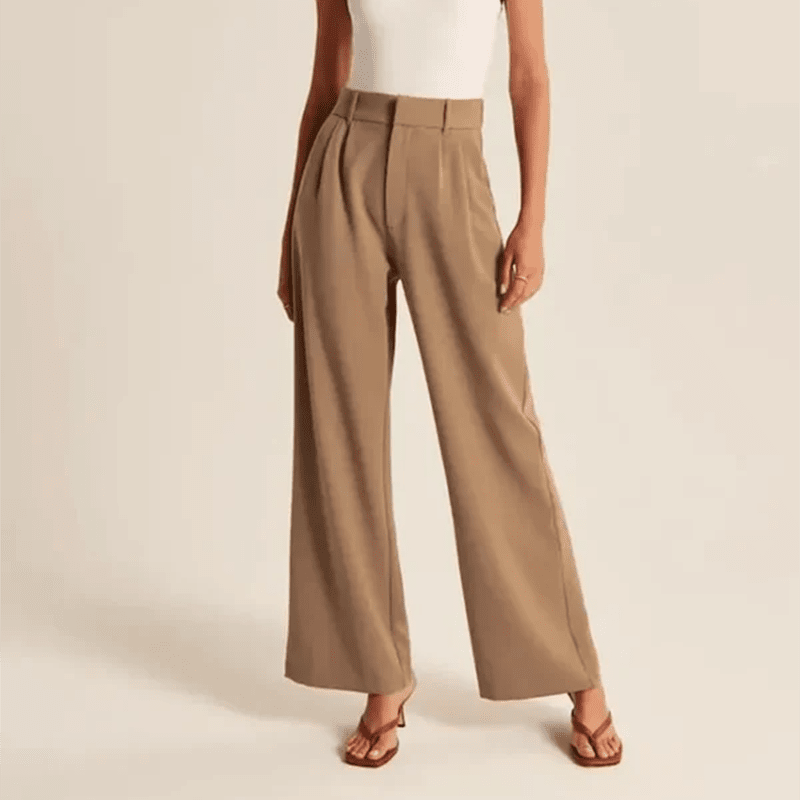 Effortless Tailored Wide Leg Pants