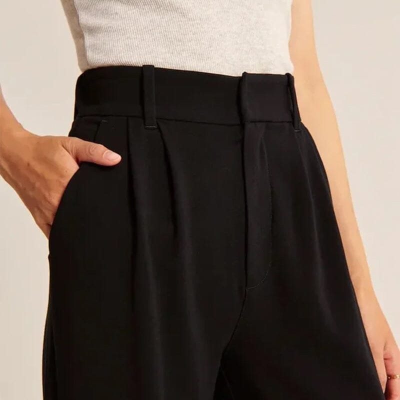 Effortless Tailored Wide Leg Pants