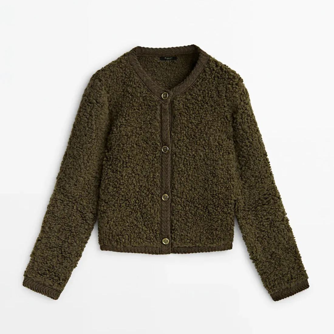 Viral Cashmere Boucle Cardigan(Buy 2 Free Shipping)