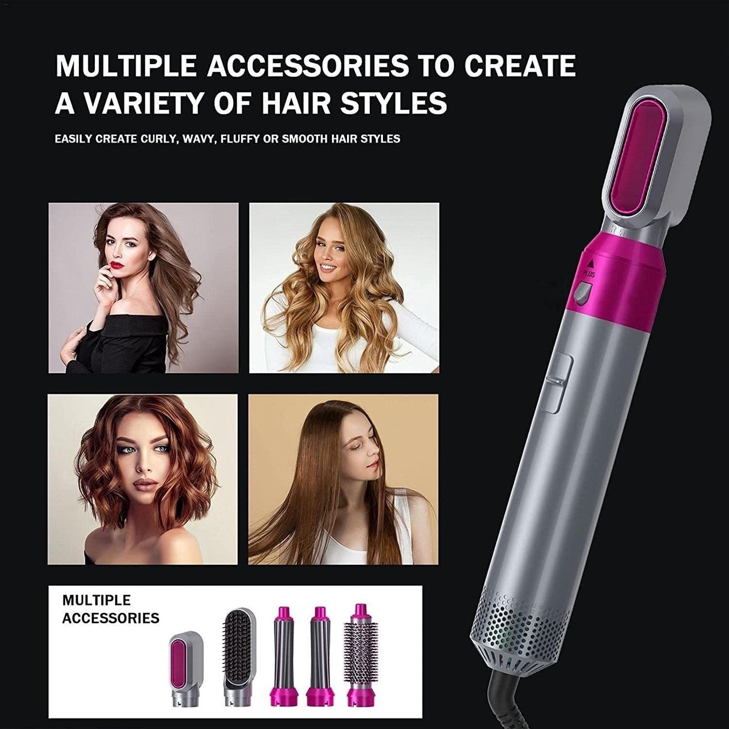 ❤️The latest 5-in-1 professional styler