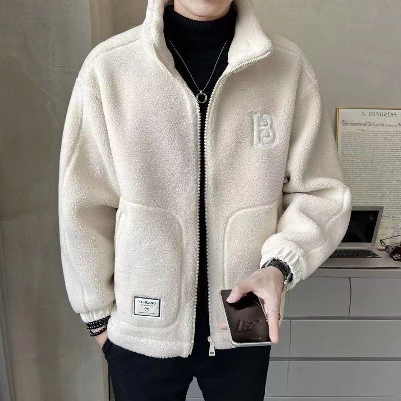 🧥Big synthetic fur jacket for men