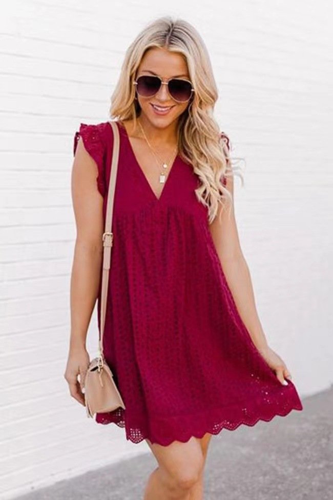 California Lace Dress Romper