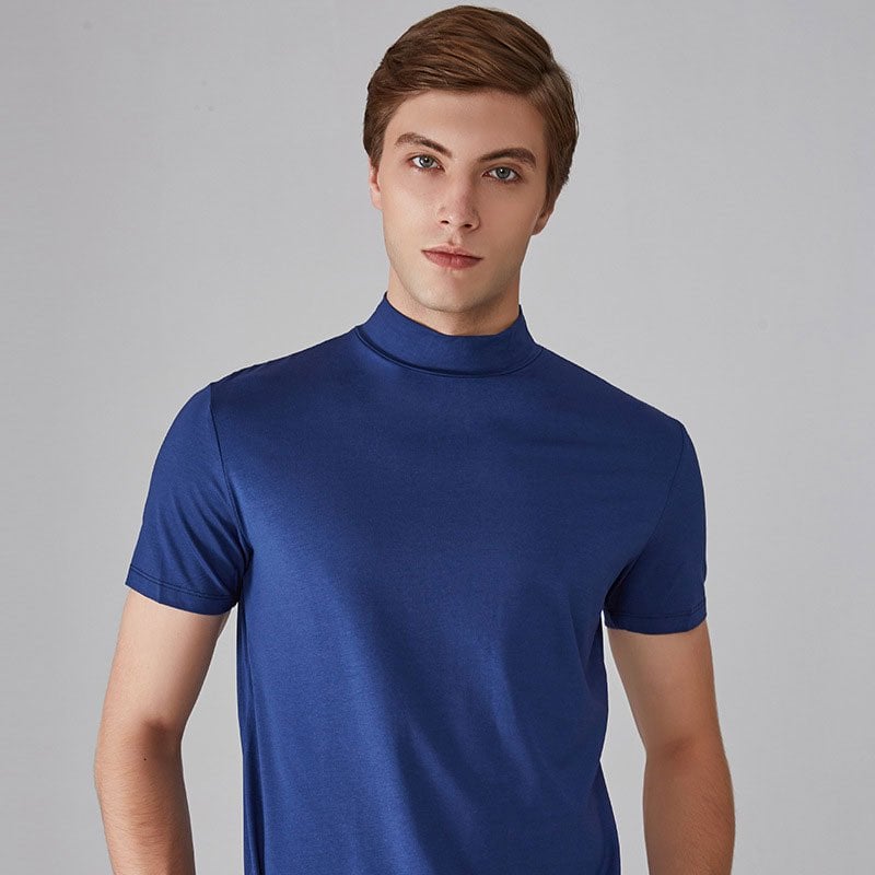 🔥Men's High Neck Slim Fit T-shirt🔥