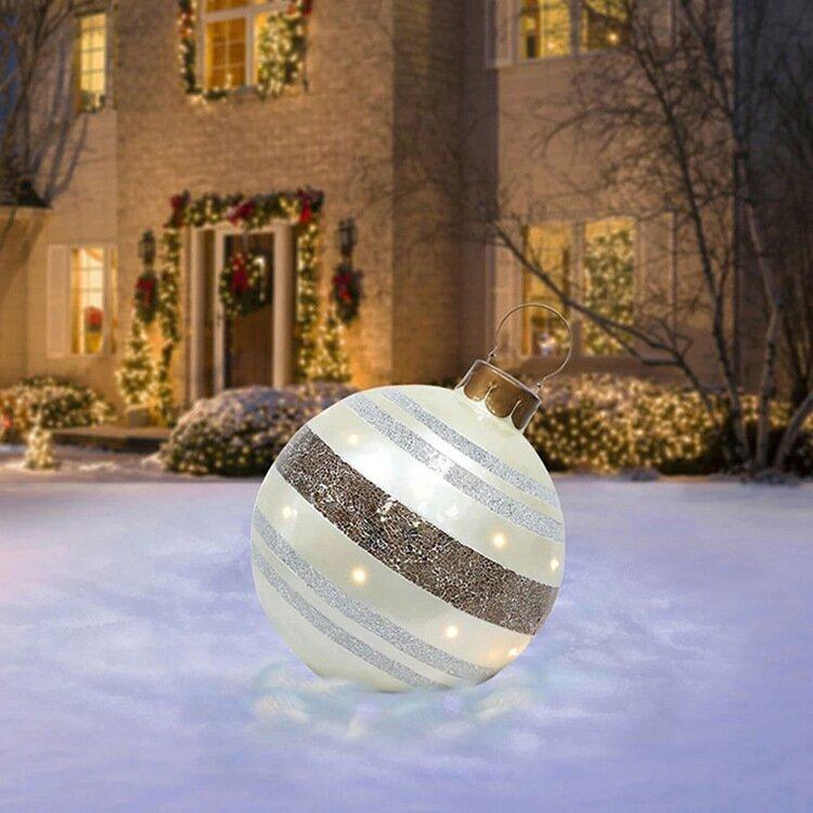 Outdoor Christmas PVC inflatable Decorated Ball🎉