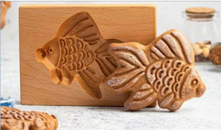 Wood Grain Cookie Knife - Cookie Embossing Mould