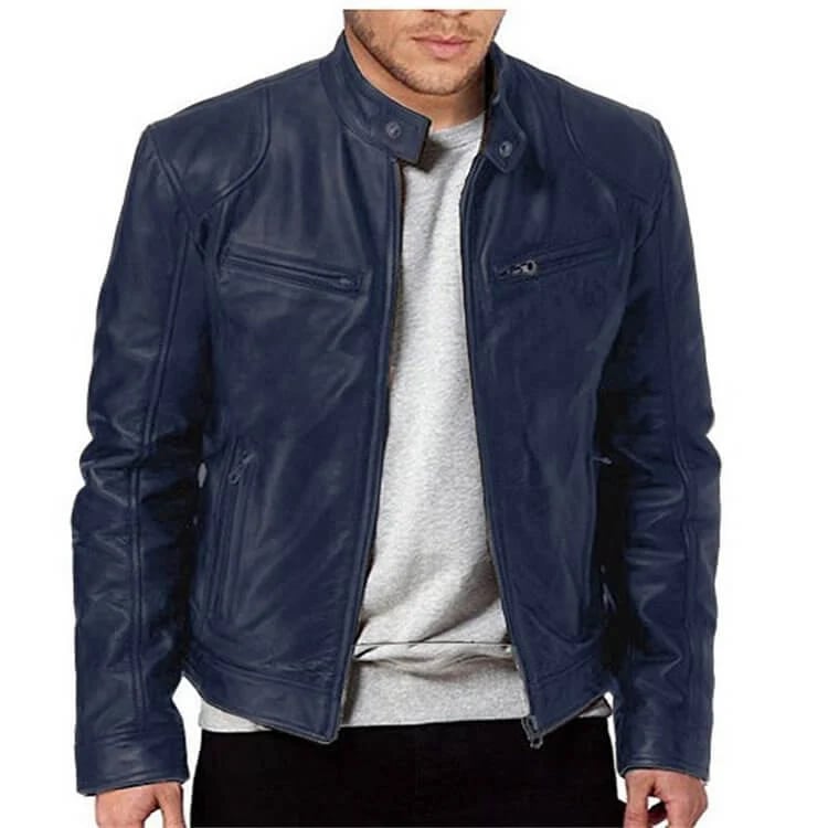 Autumn/Winter Hot Sale：Men's Leather Jacket