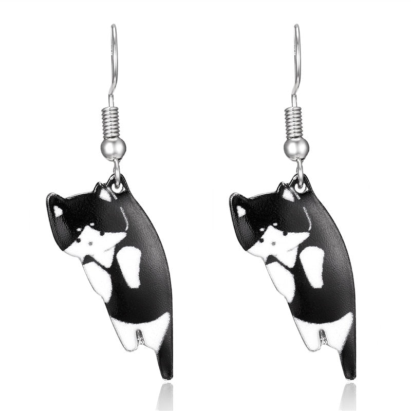 2023 New Funny Small Black Cat Earring for Women Girl Fashion Cute Animal Earrings Fashion Party Jewelry Gifts Wholesale