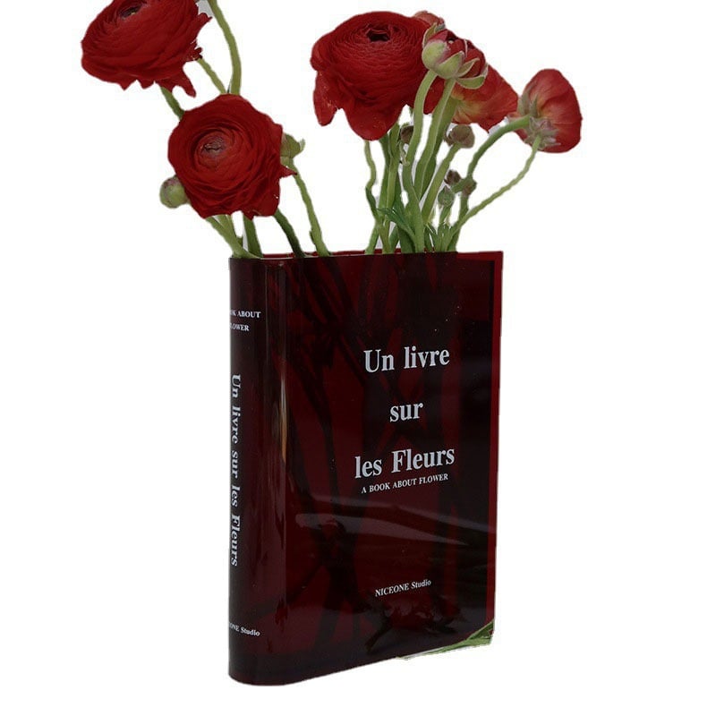 💕Books About Flowers - Book Vase💥