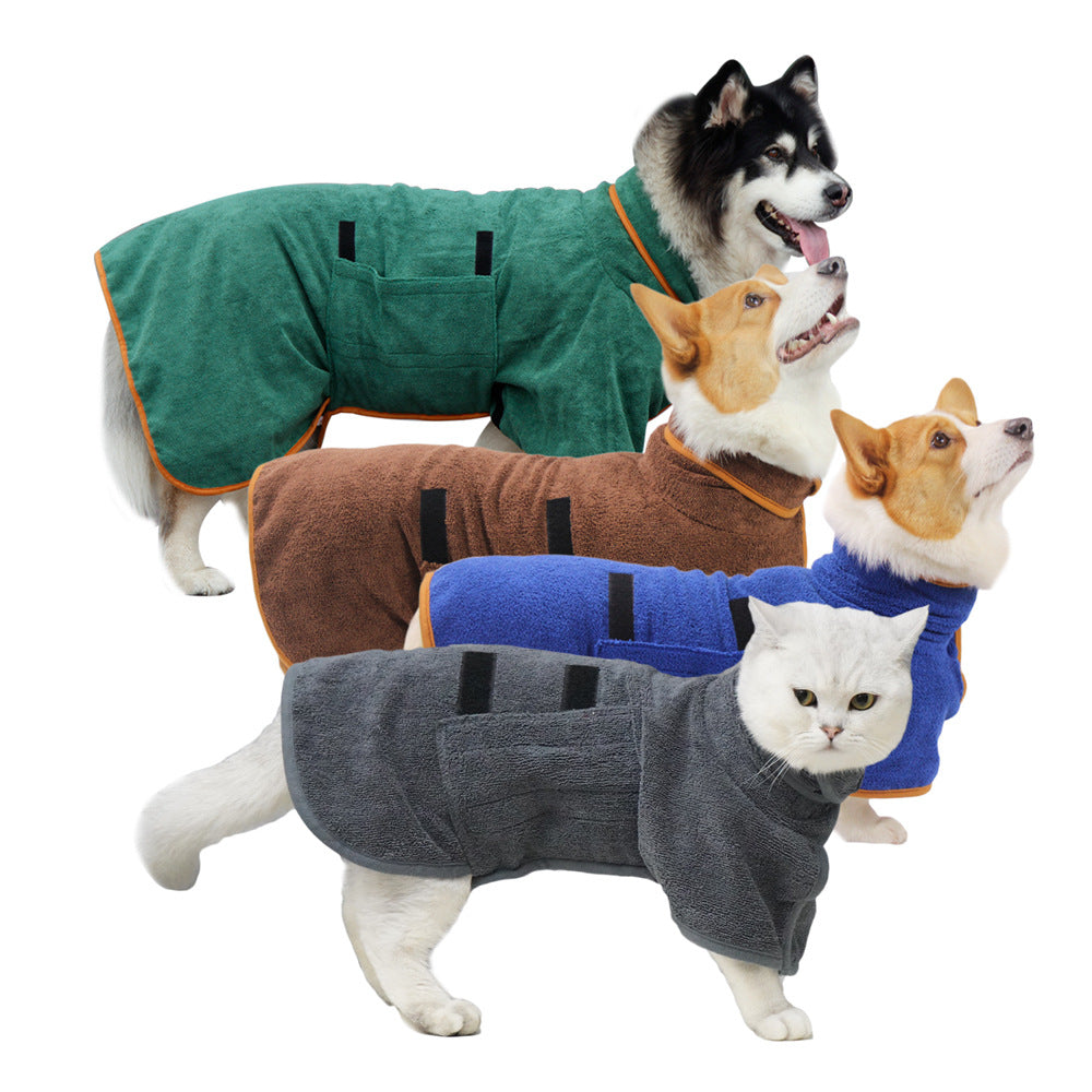 Christmas Sale 50% OFF-Super absorbent pet bathrobe