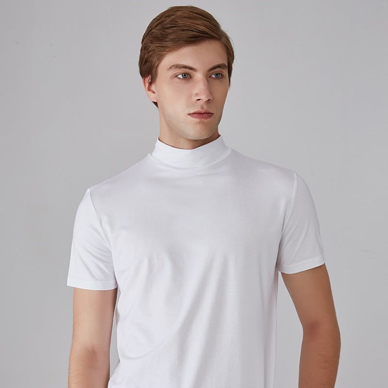 🔥Men's High Neck Slim Fit T-shirt🔥