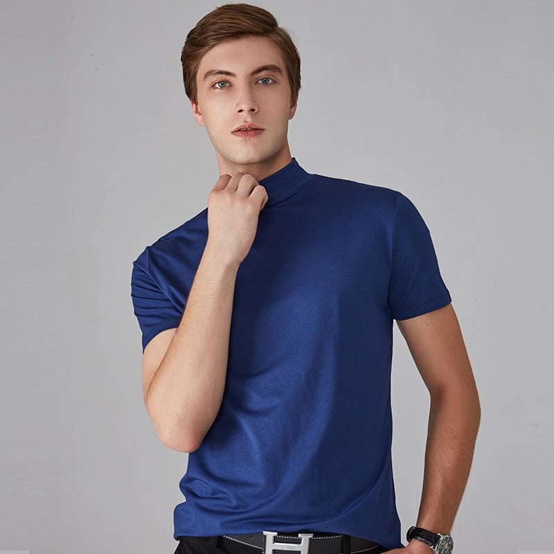 🔥Men's High Neck Slim Fit T-shirt🔥