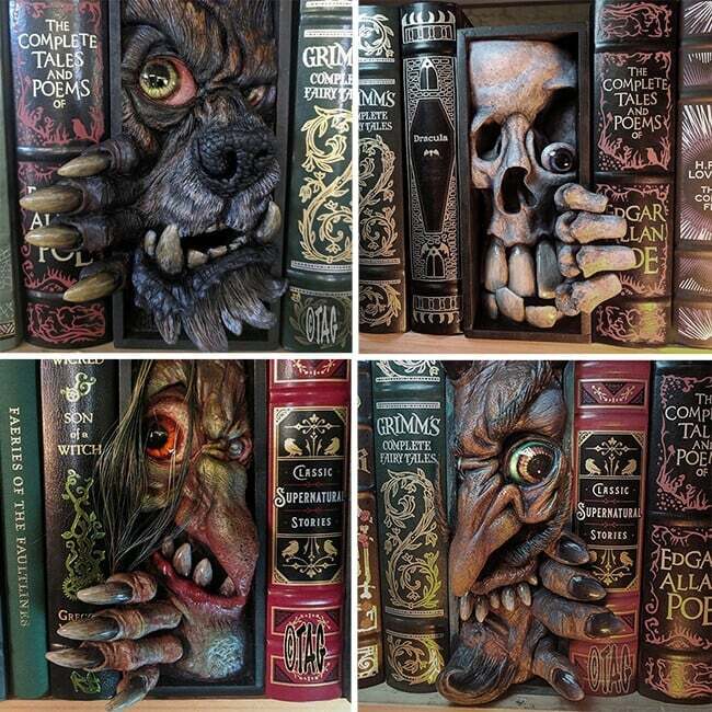 🔥Peeping On The Bookshelf Booknook