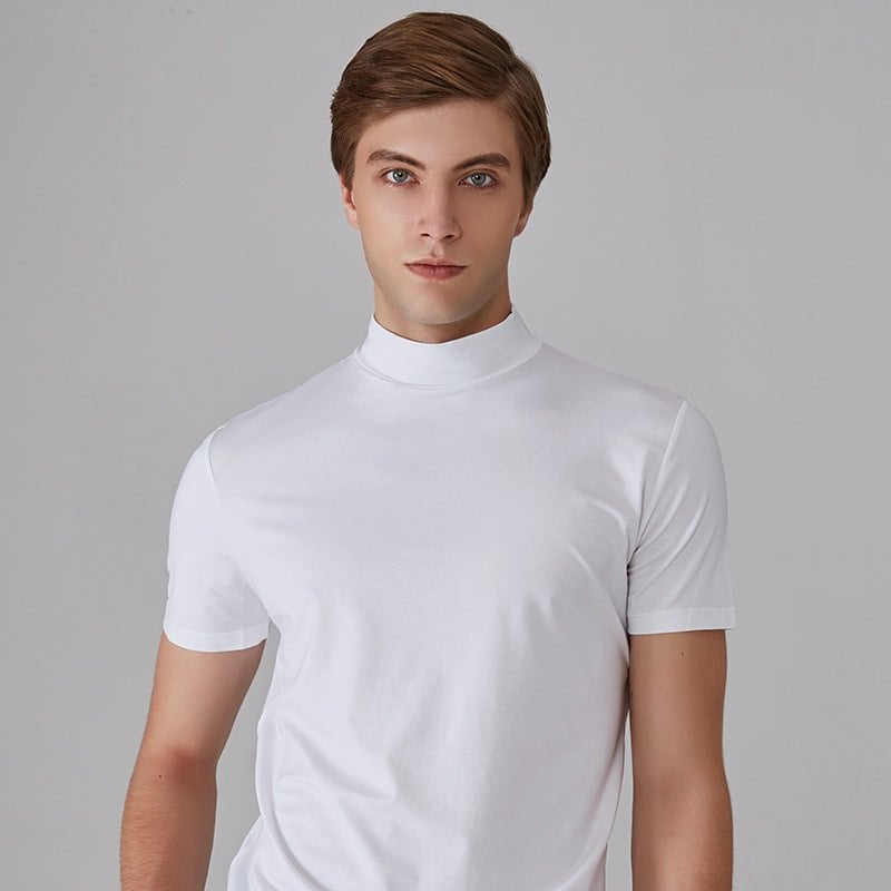 🔥Men's High Neck Slim Fit T-shirt🔥