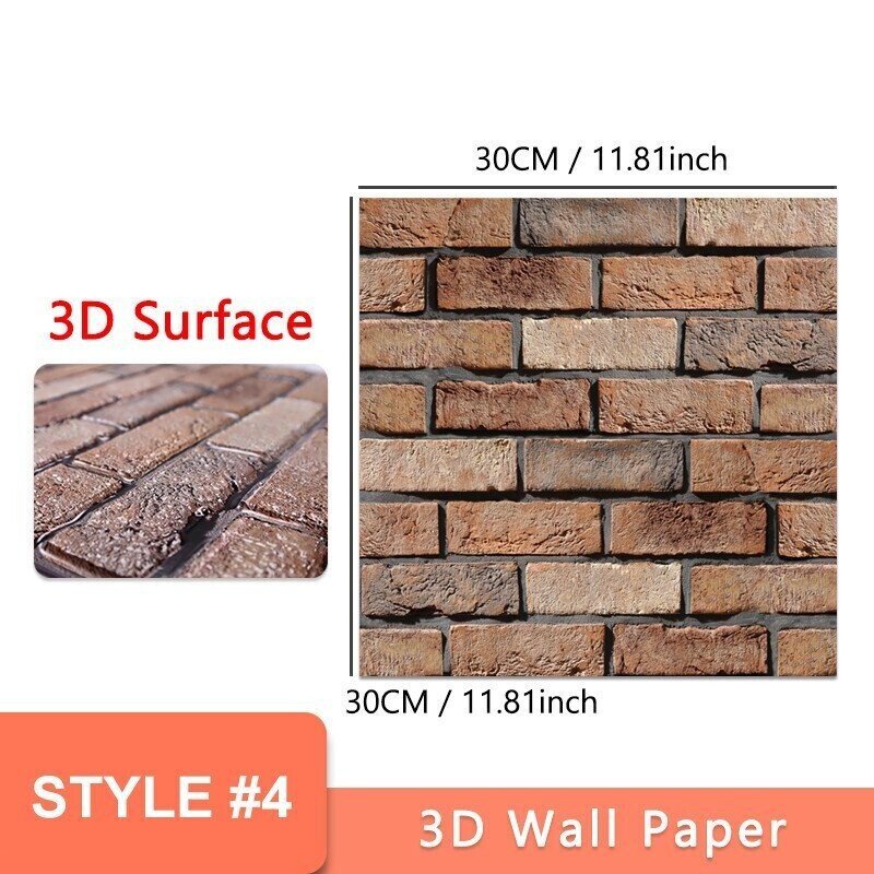 🌟Big Sale -3D Peel and Stick Wall Tiles(30cmx30cm)