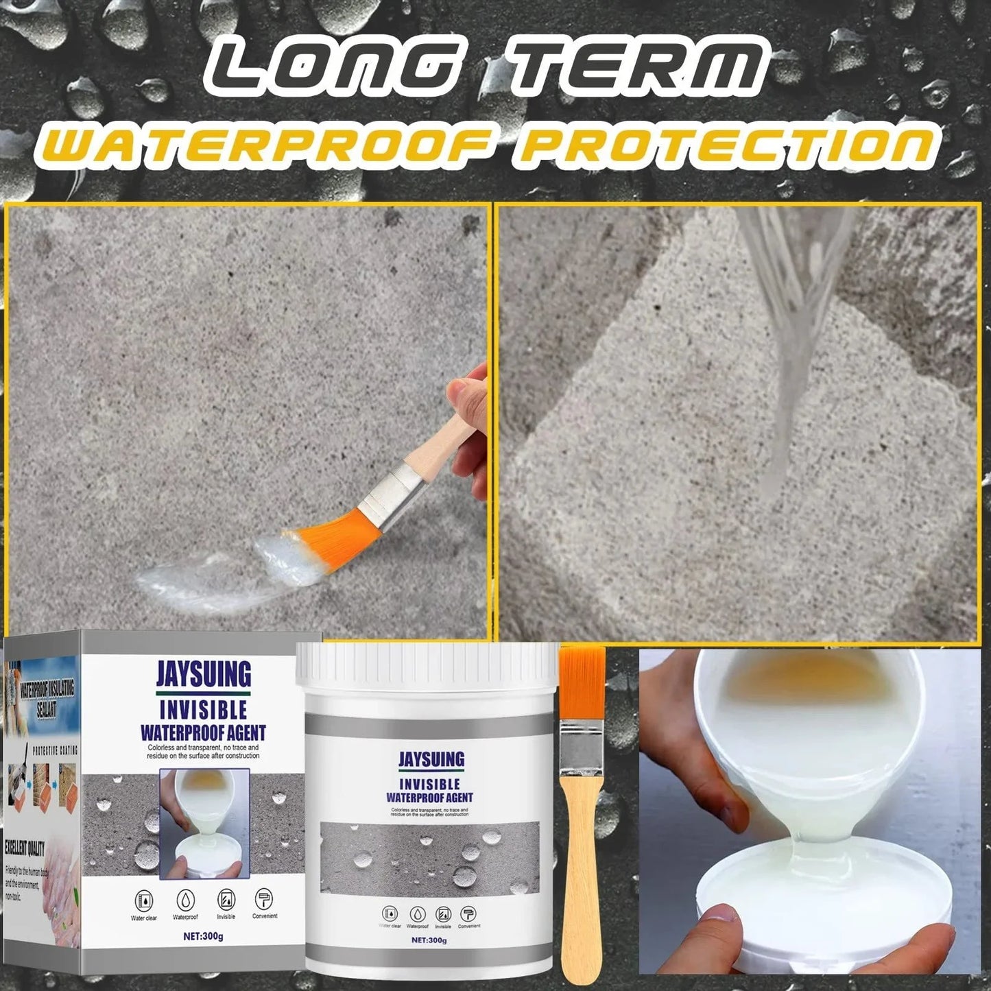 🔥2023 NEW YEAR SALE - Waterproof Sealant Agent Transparent Glue