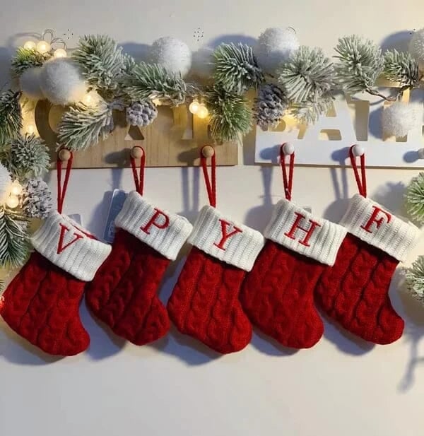 🎄Early Christmas Hot Sale -Christmas Letter Gift Socks